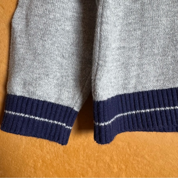 Janie & Jack Dog Graphic Sweater Size 4 Preppy Knit Pullover - Picture 3 of 5